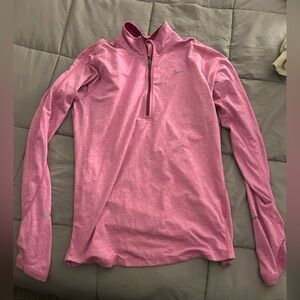 Nike Women's Heathered Pink Long Sleeve Tee